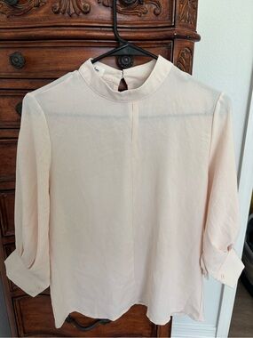 Rhythm Cream Round Neck Blouse